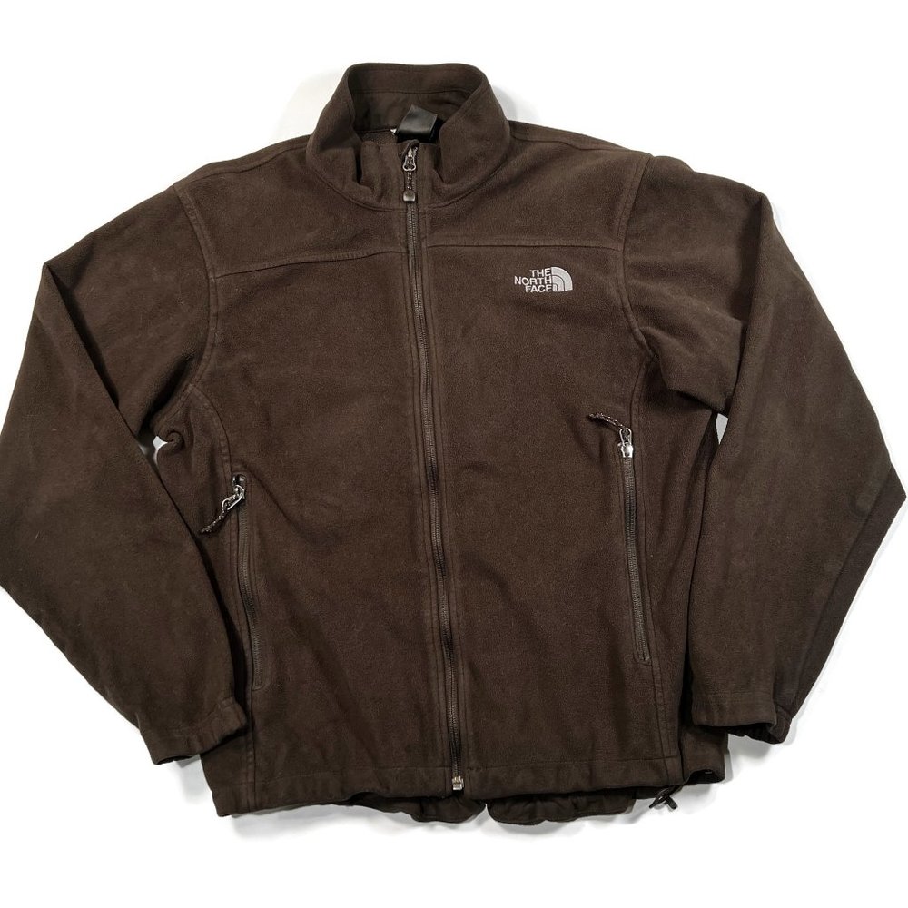 The North Face Windwall‎ Brown Windbreaker Fleece Jacket Womens Medium